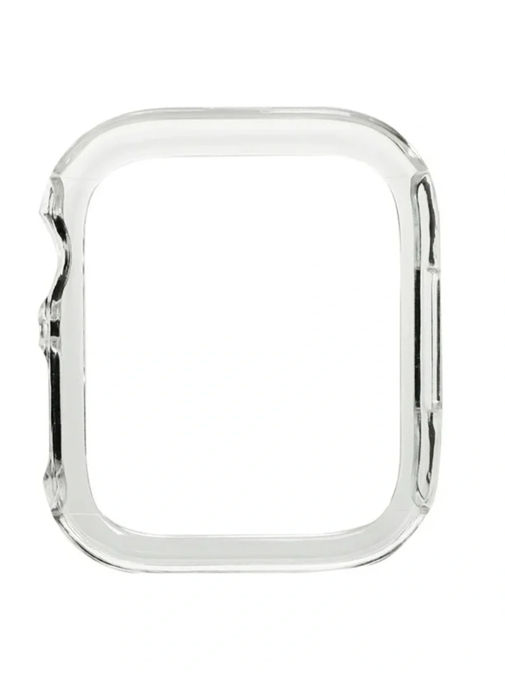 onn 45mm Clear Apple Watch Bumper Case with No Screen Cover NWT